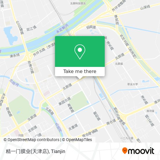 精一门膜业(天津店) map