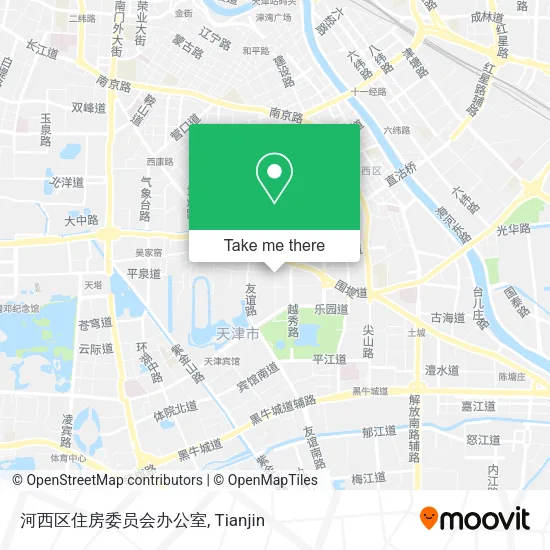 河西区住房委员会办公室 map