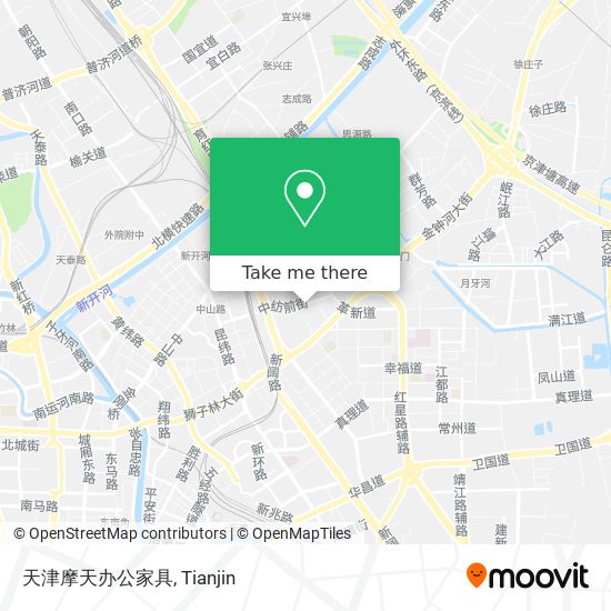 天津摩天办公家具 map