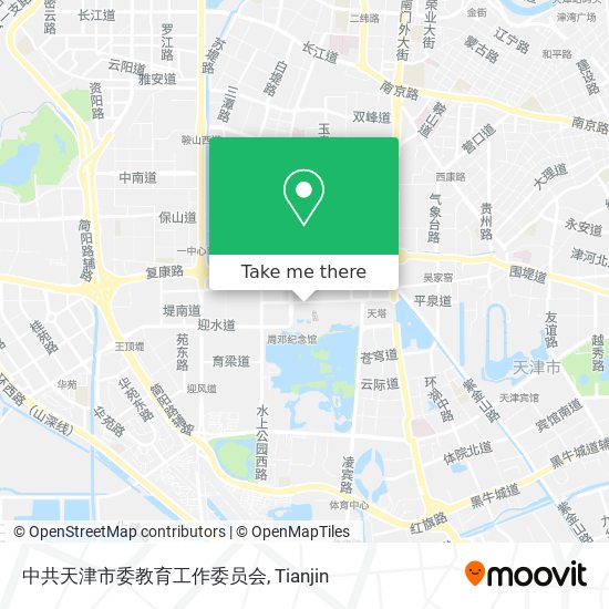 中共天津市委教育工作委员会 map