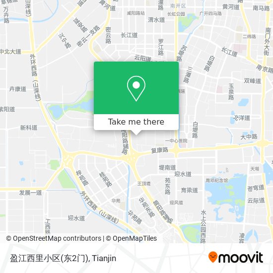 盈江西里小区(东2门) map