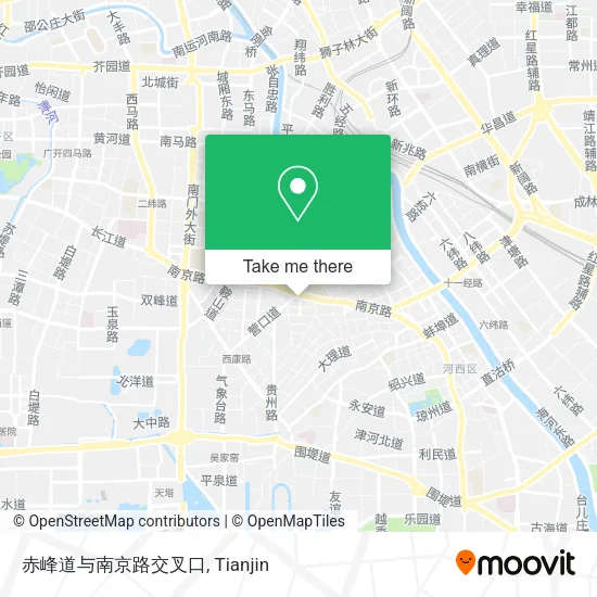 赤峰道与南京路交叉口 map