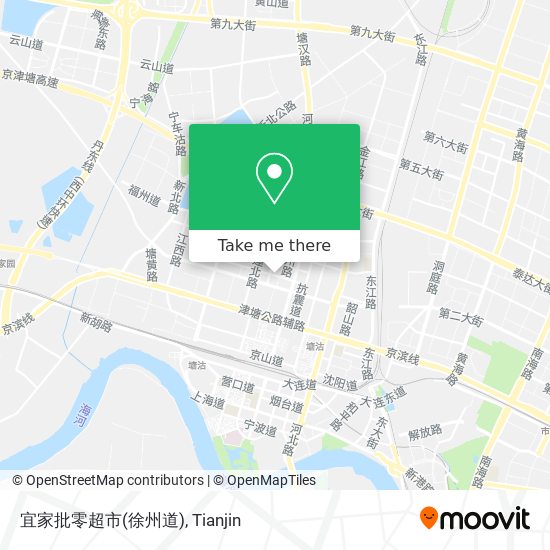 宜家批零超市(徐州道) map