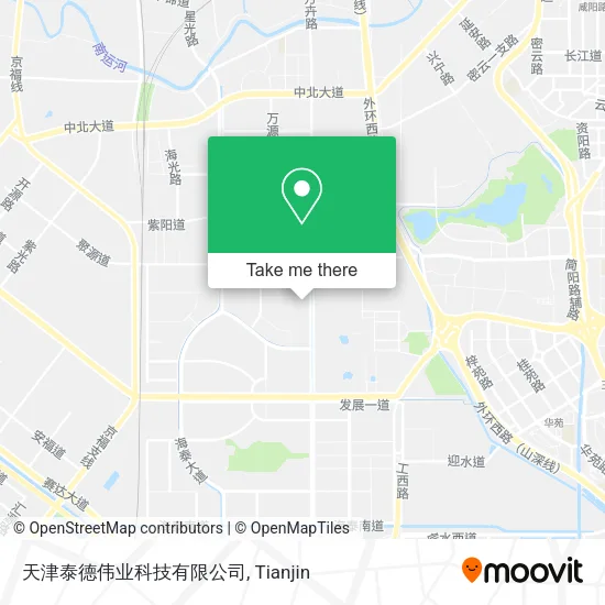 天津泰德伟业科技有限公司 map