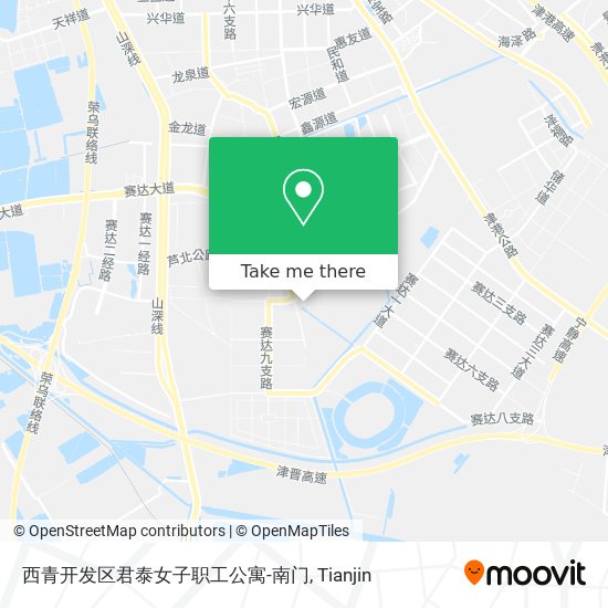 西青开发区君泰女子职工公寓-南门 map