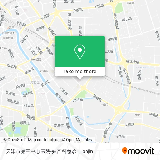 天津市第三中心医院-妇产科急诊 map