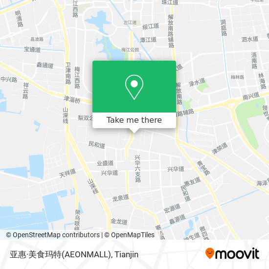 亚惠·美食玛特(AEONMALL) map