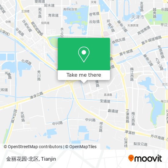 金丽花园-北区 map