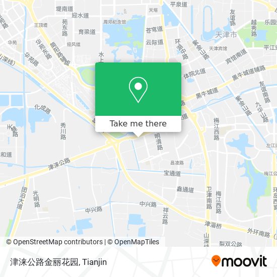 津涞公路金丽花园 map