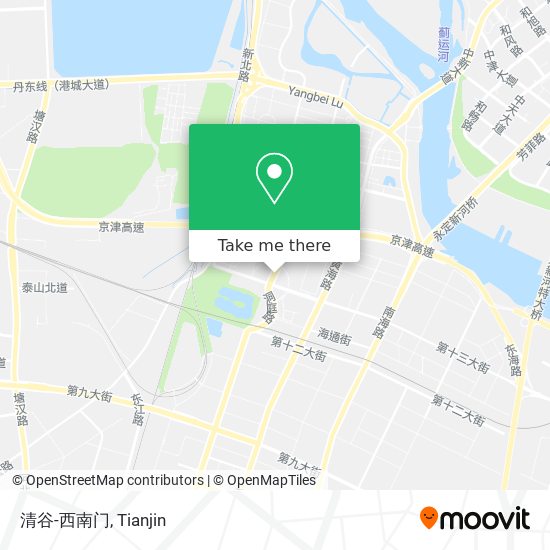 清谷-西南门 map