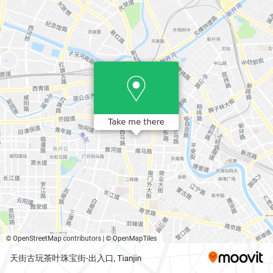 天街古玩茶叶珠宝街-出入口 map