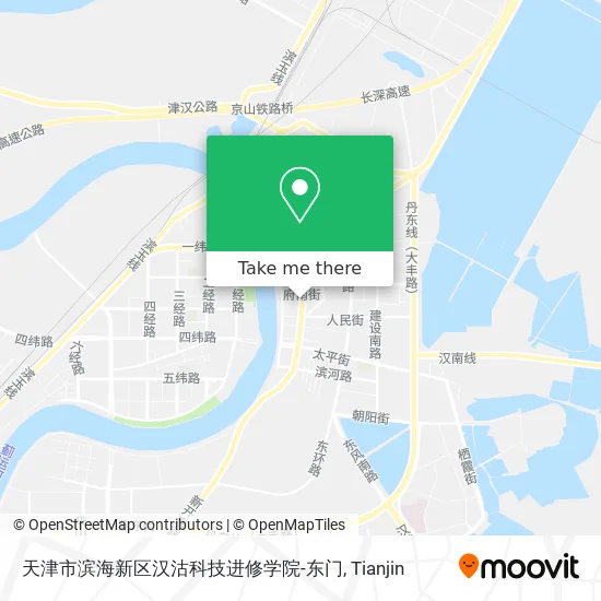 天津市滨海新区汉沽科技进修学院-东门 map