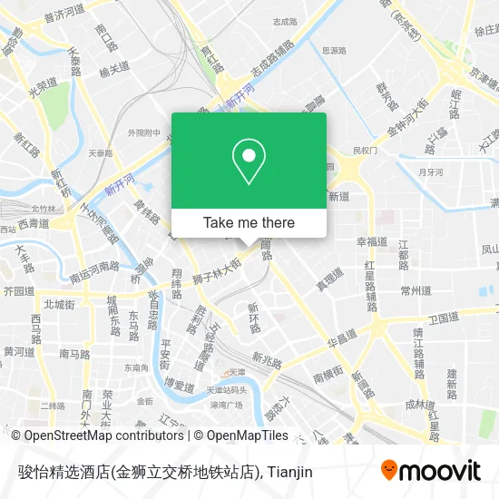 骏怡精选酒店(金狮立交桥地铁站店) map