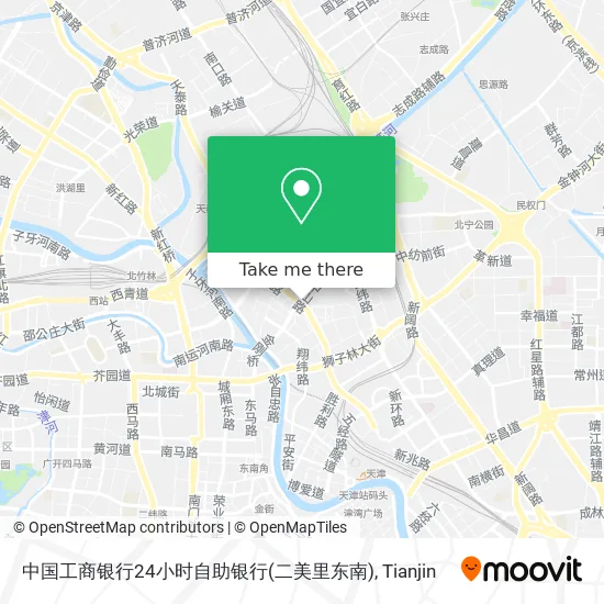 中国工商银行24小时自助银行(二美里东南) map