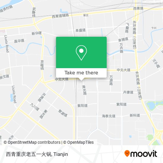 西青重庆老五一火锅 map