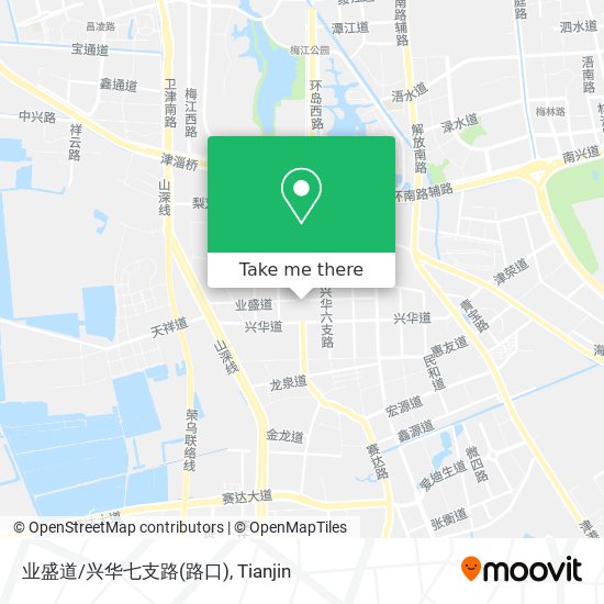 业盛道/兴华七支路(路口) map