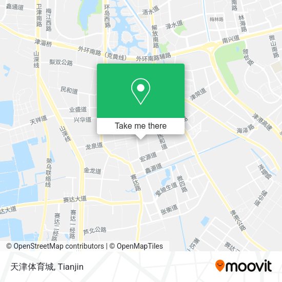 天津体育城 map