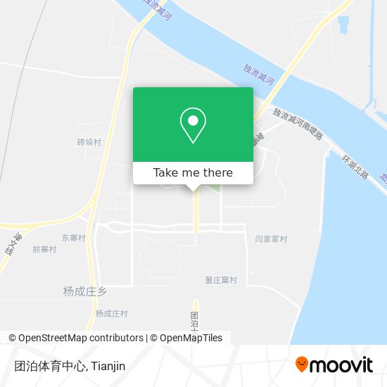 团泊体育中心 map