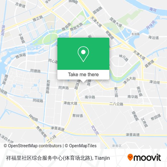 祥福里社区综合服务中心(体育场北路) map