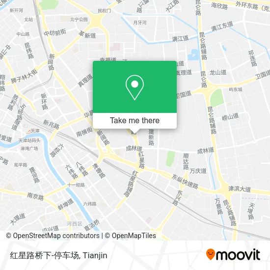 红星路桥下-停车场 map