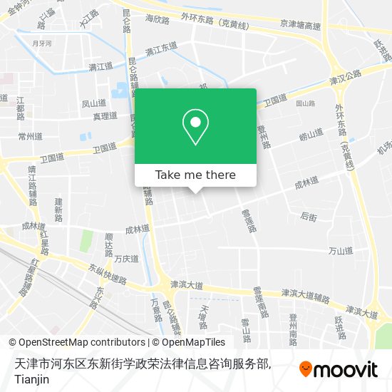 天津市河东区东新街学政荣法律信息咨询服务部 map