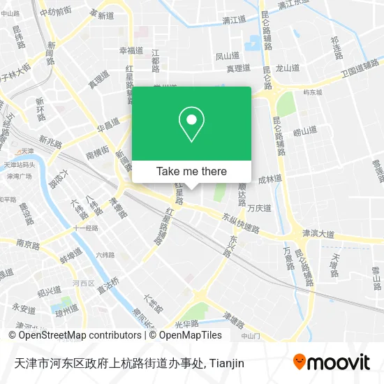 天津市河东区政府上杭路街道办事处 map