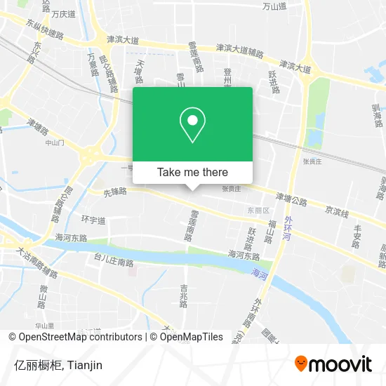 亿丽橱柜 map