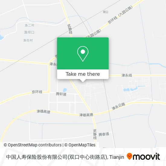 中国人寿保险股份有限公司(双口中心街路店) map