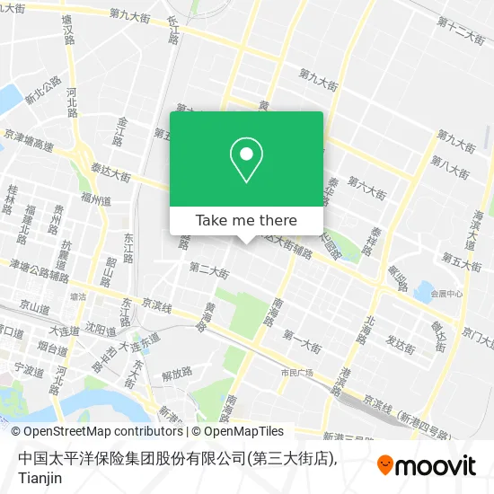 中国太平洋保险集团股份有限公司(第三大街店) map
