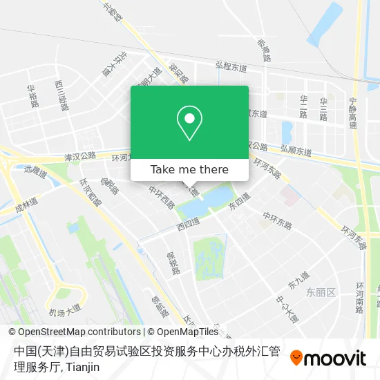 中国(天津)自由贸易试验区投资服务中心办税外汇管理服务厅 map