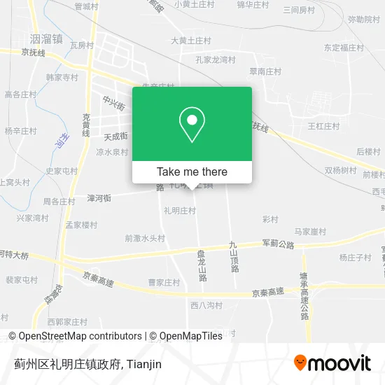 蓟州区礼明庄镇政府 map
