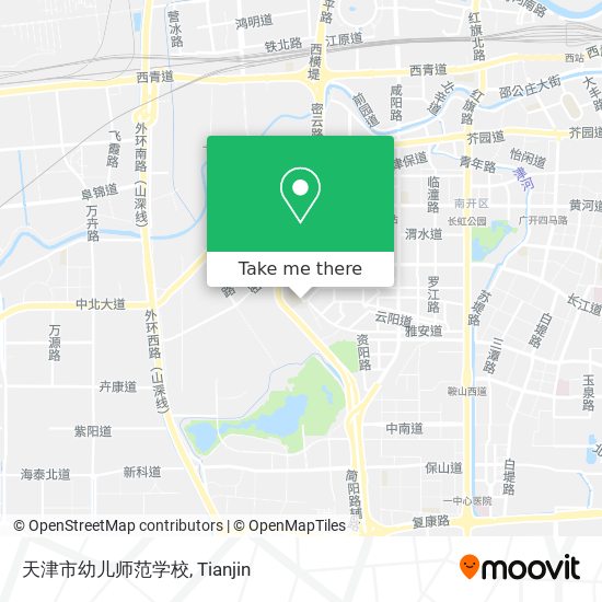 天津市幼儿师范学校 map