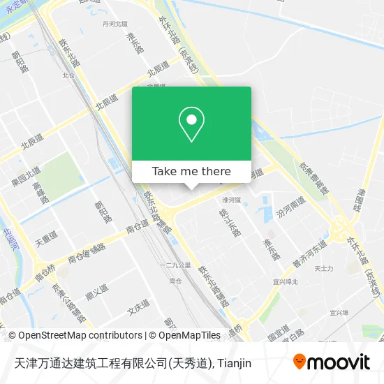 天津万通达建筑工程有限公司(天秀道) map