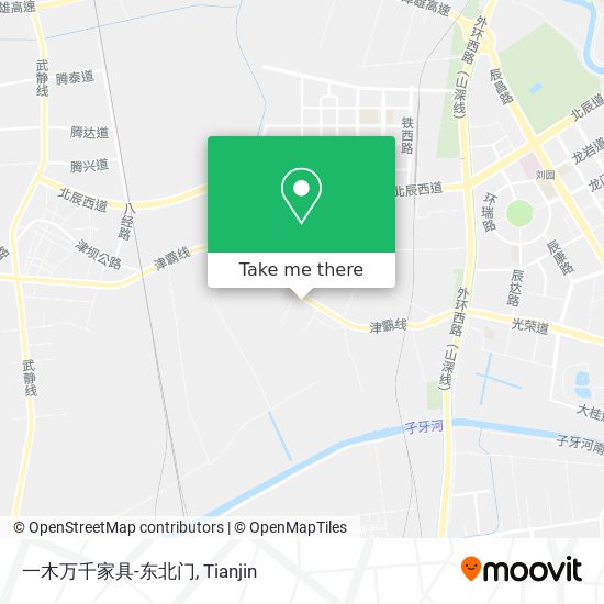 一木万千家具-东北门 map