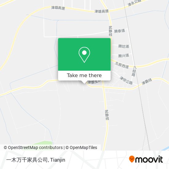 一木万千家具公司 map