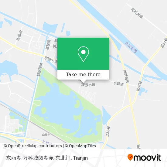 东丽湖·万科城阅湖苑-东北门 map