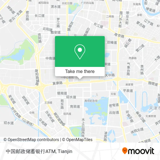 中国邮政储蓄银行ATM map