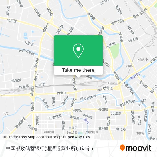 中国邮政储蓄银行(湘潭道营业所) map