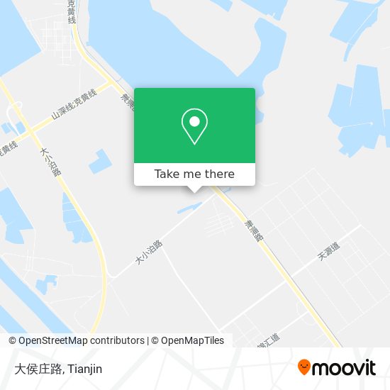 大侯庄路 map