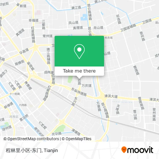 程林里小区-东门 map