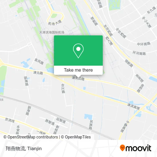 翔燕物流 map