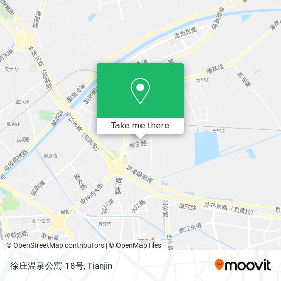 徐庄温泉公寓-18号 map