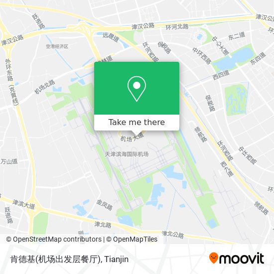 肯德基(机场出发层餐厅) map