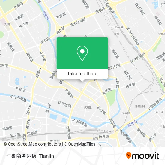 恒誉商务酒店 map