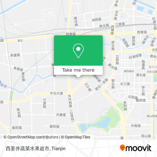 西姜井蔬菜水果超市 map