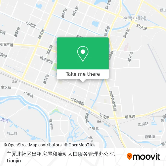 广厦北社区出租房屋和流动人口服务管理办公室 map