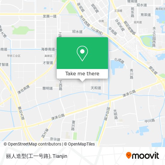 丽人造型(工一号路) map