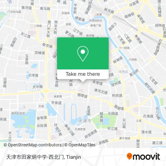 天津市田家炳中学-西北门 map