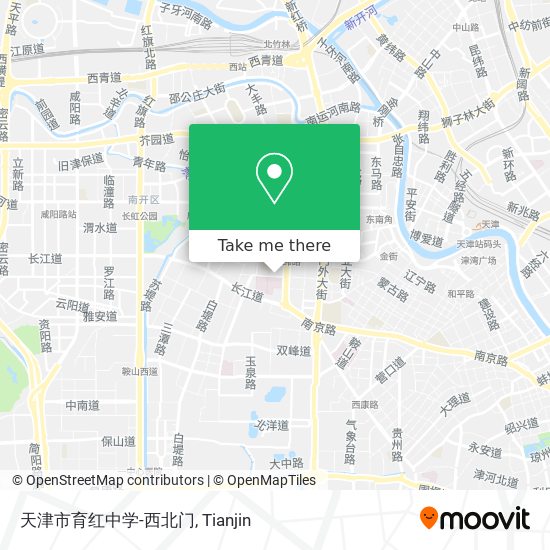 天津市育红中学-西北门 map