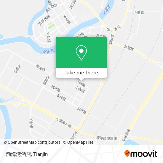 渤海湾酒店 map